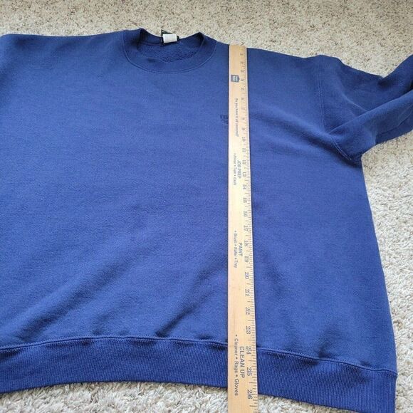 Vintage USA Olympic Sweatshirt Mens 2XL Blue J C Penny Made in USA Pullo… - Picture 8 of 10